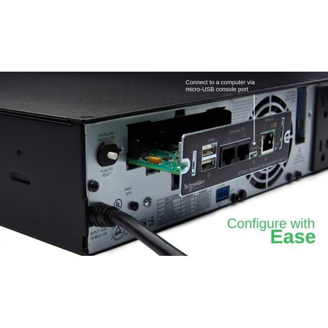 APC AP9641 Smart-UPS Network Management Card (gen3) with environmental monitoring APC AP9641 Smart-UPS Network Management Card (gen3) with environmental monitoring