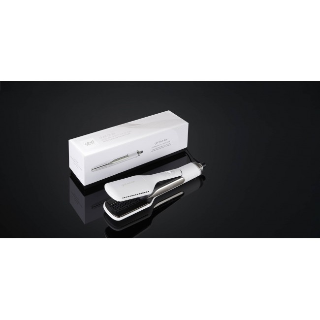 GHD Duet Style Straightening iron Steam White