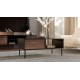 Cama CORTINA Bench/Table 100x55x45 black/walnut