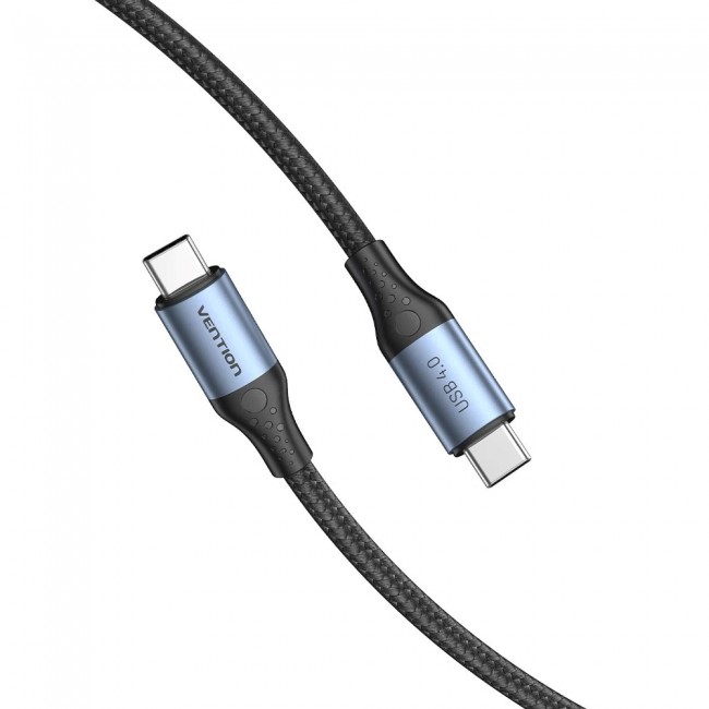 Vention USB 4.0 5A 40Gbps USB-C to C cable, braided, 1m