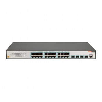 FiberHome S4820-28T-X-AC network switch Managed L2/L3 Gigabit Ethernet (10/100/1000) 1U Black, Grey