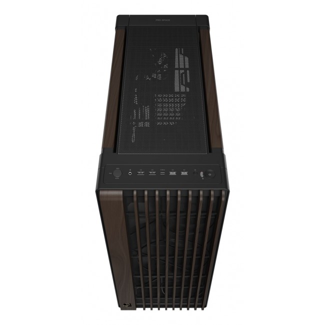 ASUS ProArt PA602 Wood Edition Modern Black - Metal Panel Midi Tower Black, Wood