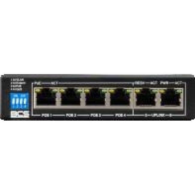 BCS-B-SP0402 PoE Switch for 4 IP Cameras BCS-B-SP0402 PoE Switch for 4 IP Cameras