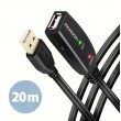 Axagon ADR-220 USB 2.0 A-M - A-F active extension/repeater cable 20m