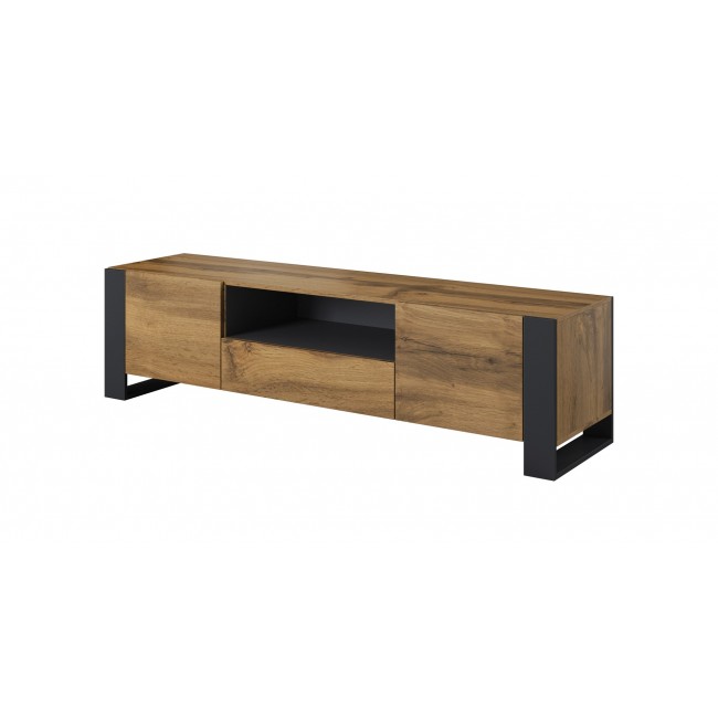 Cama TV stand WOOD wotan/antracite Cama TV stand WOOD wotan/antracite