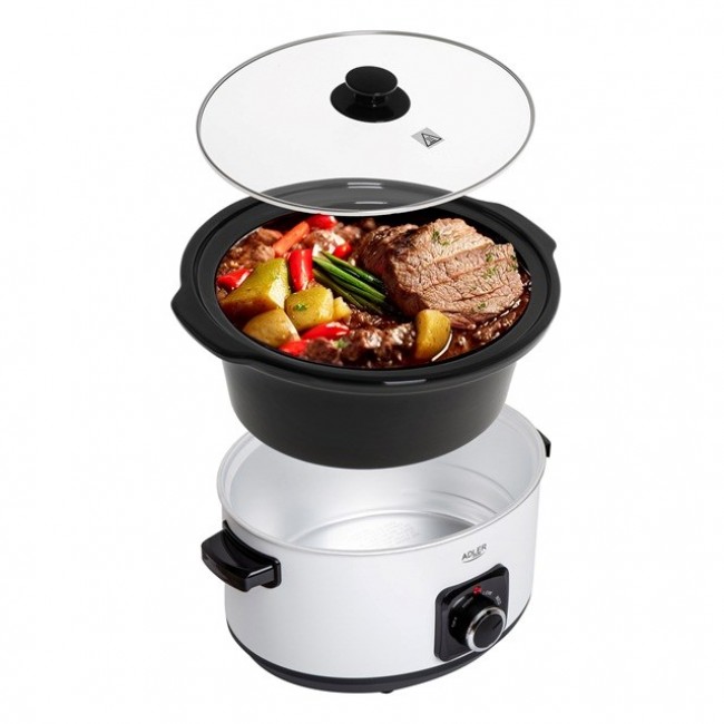 Adler AD 6413W Slow cooker 5.8 l White Adler AD 6413W Slow cooker 5.8 l White