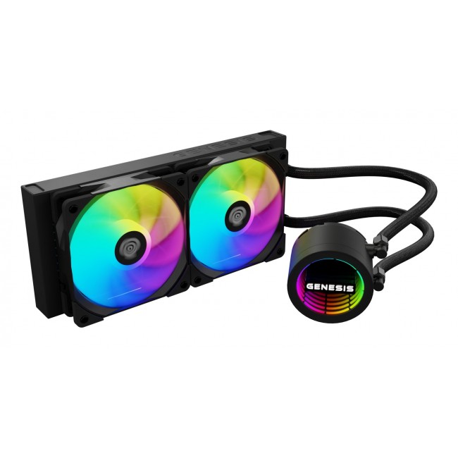 GENESIS NLG-2319 computer cooling system Computer case Liquid cooling kit Black GENESIS NLG-2319 computer cooling system Computer case Liquid cooling kit Black