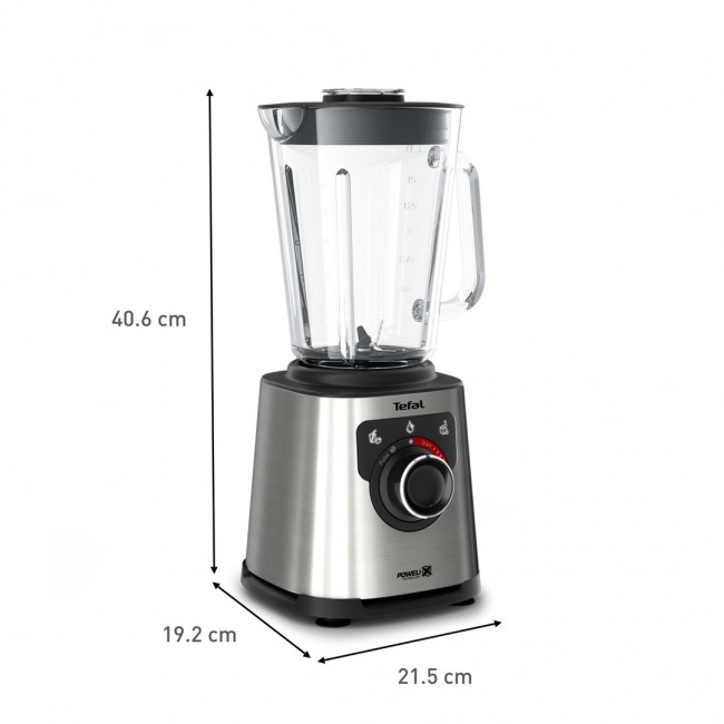 Tefal Perfectmix+ BL871D 1.5 L Tabletop blender 1200 W Stainless steel, Grey Tefal Perfectmix+ BL871D 1.5 L Tabletop blender 1200 W Stainless steel, Grey