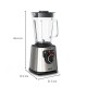 Tefal Perfectmix+ BL871D 1.5 L Tabletop blender 1200 W Stainless steel, Grey Tefal Perfectmix+ BL871D 1.5 L Tabletop blender 1200 W Stainless steel, Grey