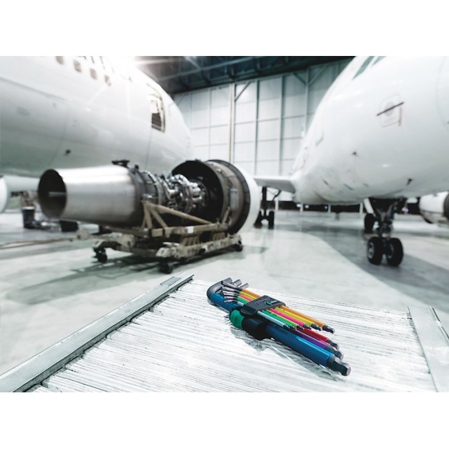 Wera 05022210001 hex key L-shaped hex key set Metric 9 pc(s) Wera 05022210001 hex key L-shaped hex key set Metric 9 pc(s)