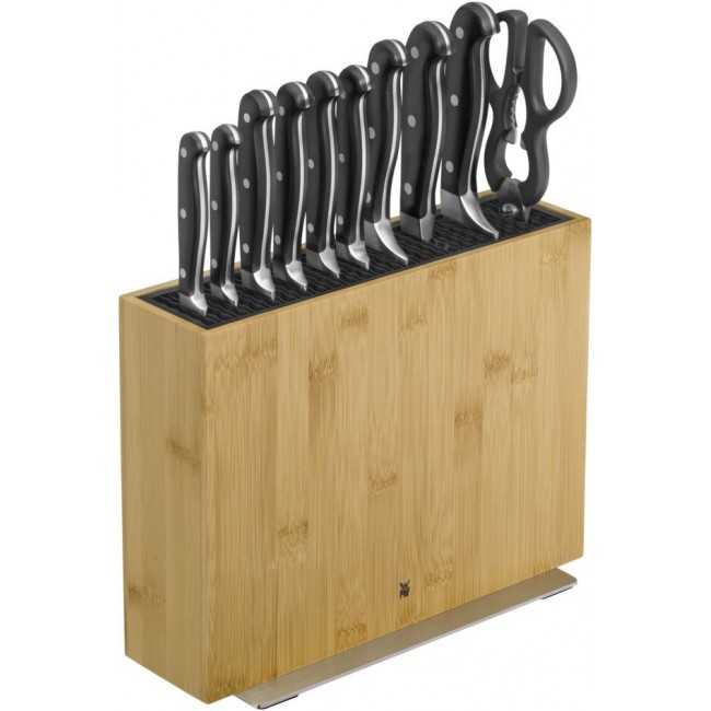 WMF FlexTec Compact bamboe 1893874500 Flex rods knife block Bamboo, Stainless steel Wood WMF FlexTec Compact bamboe 1893874500 Flex rods knife block Bamboo, Stainless steel Wood