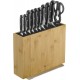 WMF FlexTec Compact bamboe 1893874500 Flex rods knife block Bamboo, Stainless steel Wood WMF FlexTec Compact bamboe 1893874500 Flex rods knife block Bamboo, Stainless steel Wood
