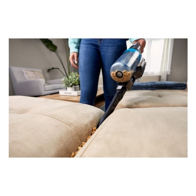 Black & Decker BHFEB520D1-QW stick vacuum/electric broom Battery Dry Cyclonic Bagless Black, Silver, Transparent 2 Ah