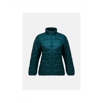 Kurtka damska puchowa PEAK PERFORMANCE W Helium Down Jacket kolor zielony - M
