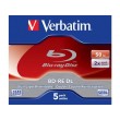 Verbatim BD-RE DL 50GB 2 x 5 Pack Jewel Case 5 pc(s)
