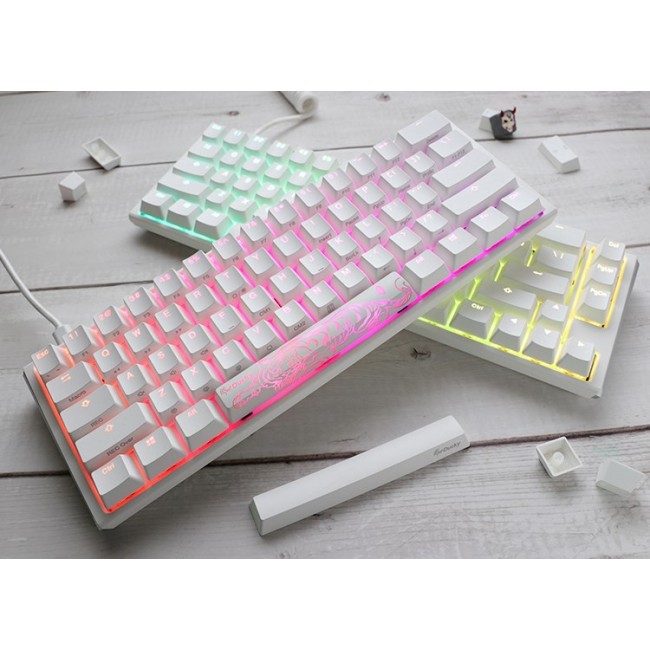Ducky One 3 Mini Pure White keyboard Gaming USB QWERTZ German