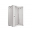 Lanberg wall-mounted installation rack cabinet 19'' 18U 600x450mm gray (glass door) Lanberg wall-mounted installation rack cabinet 19'' 18U 600x450mm gray (glass door)