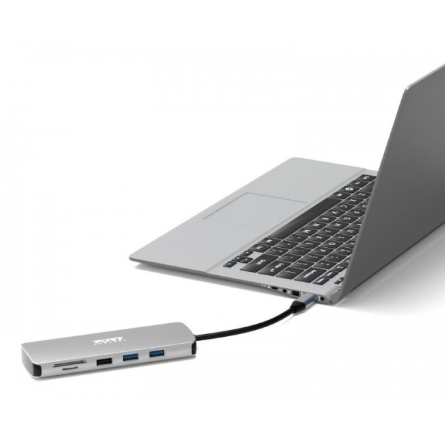 Port Designs 900164 laptop dock/port replicator Wired USB 3.2 Gen 1 (3.1 Gen 1) Type-C Stainless steel