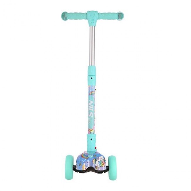 NILS FUN HLB15A LED mint children's scooter