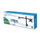 Esperanza ERW018 Desk mount for two monitors 10-27'' up to 8kg Esperanza ERW018 Desk mount for two monitors 10-27'' up to 8kg
