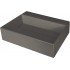 Granite countertop washbasin with a place for a tap - with a grille