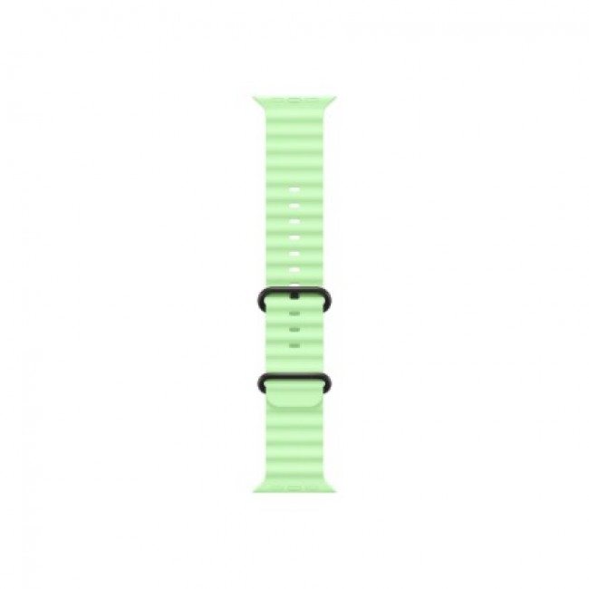 Apple Black Titanium Finish Band Green Fluoroelastomer, Titanium Apple Black Titanium Finish Band Green Fluoroelastomer, Titanium