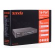 Tenda 16-port Gigabit Ethernet Switch Unmanaged Blue Tenda 16-port Gigabit Ethernet Switch Unmanaged Blue