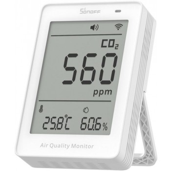 Miernik jako ci powietrza WiFi LCD Sonoff AirGuard CO2 SAWF-08P