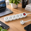 Esperanza ELK215W Power strip 5GN/3M White