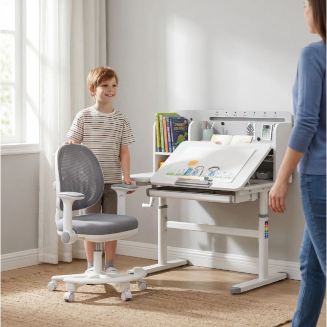 Junior 3.6 Grey swivel chair