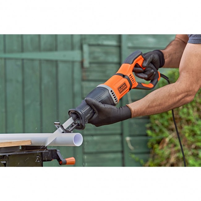 Black & Decker BES301-QS reciprocating saw 2800 spm 750 W Black, Orange