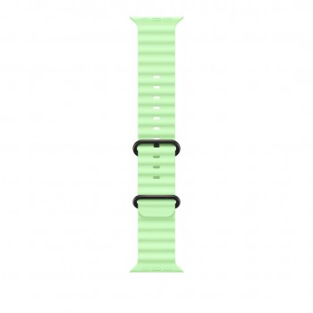 Apple Black Titanium Finish Band Green Fluoroelastomer, Titanium