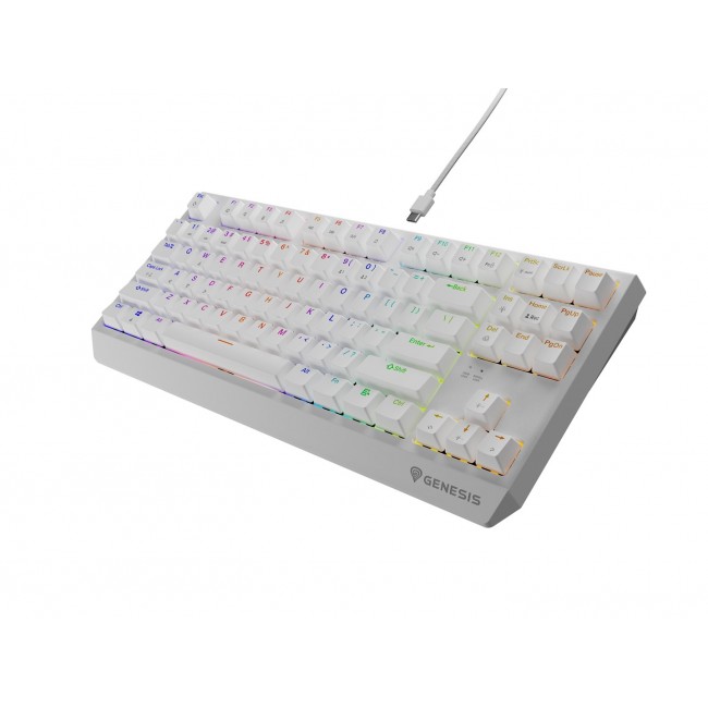 GENESIS Thor 230 TKL keyboard Gaming USB + RF Wireless + Bluetooth QWERTY White