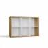 MALAX MINI 2X3 ARTISAN/WHITE BOOKCASE