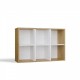 MALAX MINI 2X3 ARTISAN/WHITE BOOKCASE MALAX MINI 2X3 ARTISAN/WHITE BOOKCASE