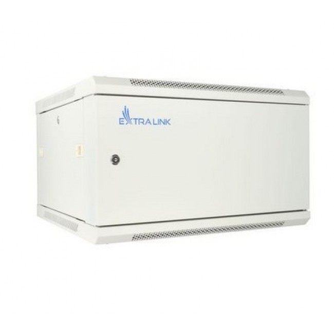 Extralink Rackmount cabinet 6U 600x600 ASP Gray wall mounted, metal door