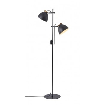 FLOOR LAMP 18X150CM 2XG9 BLACK COLOR