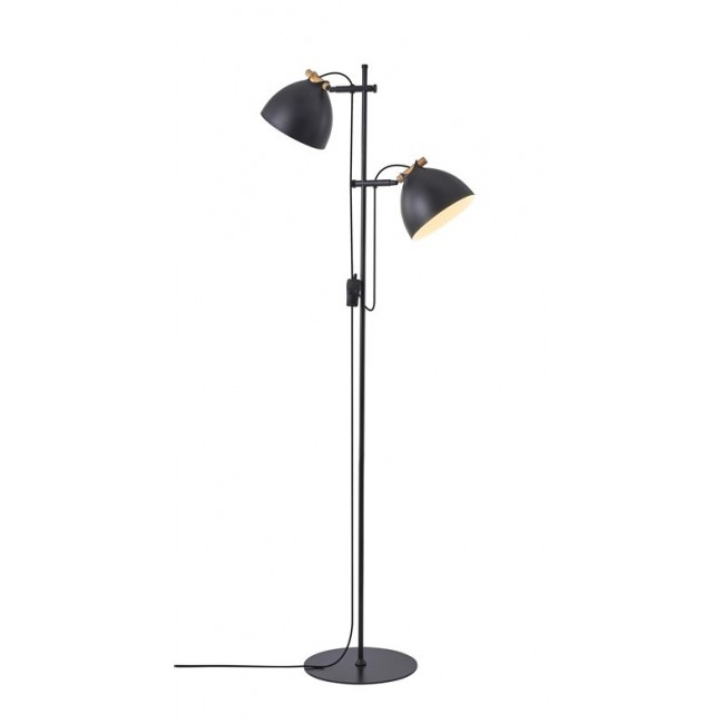 FLOOR LAMP 18X150CM 2XG9 BLACK COLOR