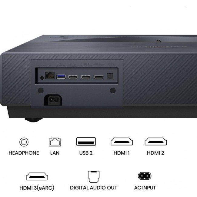 Hisense PT1 Ultra short throw projector UHD 4K (3840x2160) 3D Black