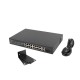 Lanberg RSFE-16P-2C-150 network switch Unmanaged Gigabit Ethernet (10/100/1000) Power over Ethernet (PoE) 1U Black
