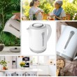 Adler AD 1244 electric kettle 2.5 L 2200 W white and blue Adler AD 1244 electric kettle 2.5 L 2200 W white and blue