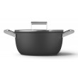 Smeg CSF2412BLM multi pot Black Aluminium, Stainless steel 5.4 L 24 cm