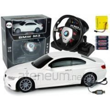 Auto Zdalnie Sterowane BMW M3 Bia e Pilot Kierownica 1:18 D więk wiat a