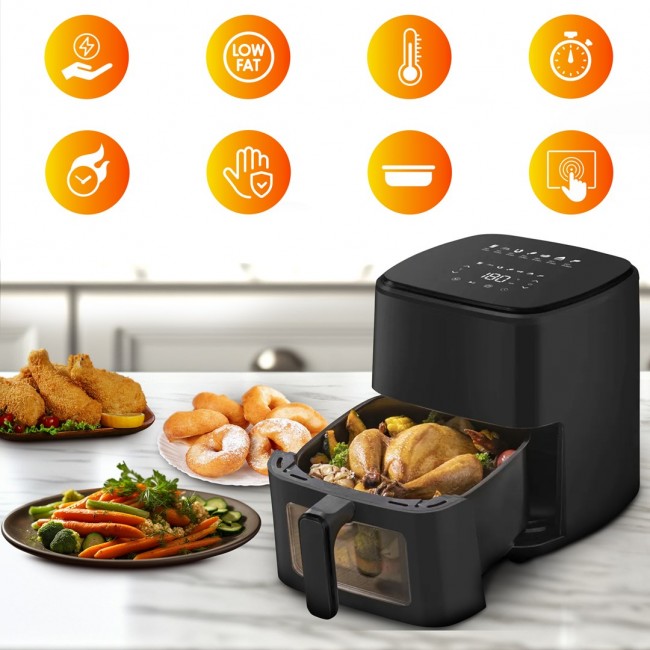 Extralink Home SJ-500 5L Single 1500 W Hot air fryer Black