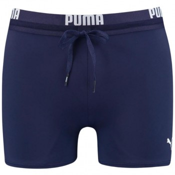 Spodenki kąpielowe męskie Puma Swim Men Logo Swim Trunk granatowe 907657 01 XL