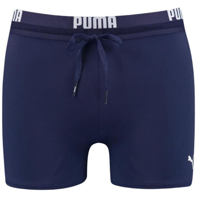 Spodenki kąpielowe męskie Puma Swim Men Logo Swim Trunk granatowe 907657 01 XL