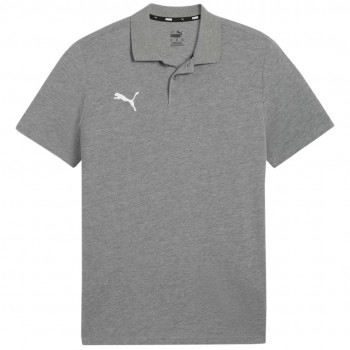 Puma Team Goal Casuals Men's T-Shirt Polo Grey 658605 33 M