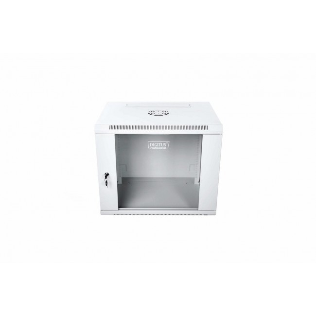 Digitus DN-W19 09U/450 rack cabinet 9U Wall mounted rack Light grey