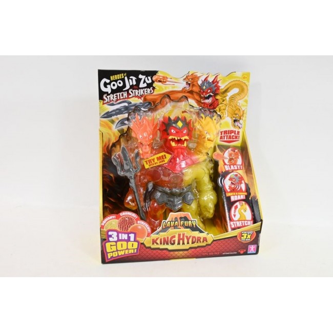 Goo Jit Zu Lava Fury King Hydra Figure