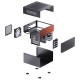 Jonsbo N4 NAS Enclosure - black